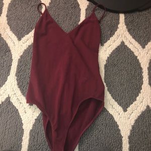 Red body suit NEVER WORN